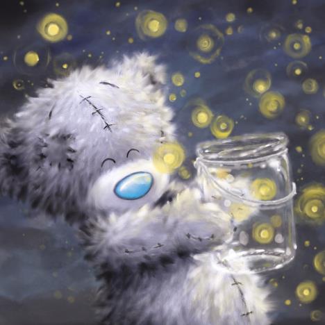 Tatty Teddy With Jar Softly Drawn Me to You Bear Card £2.09
